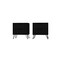 Manhattan Comfort Rockefeller 2-Drawer White Nightstand (Set of 2)